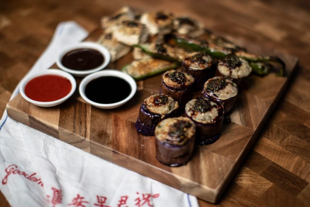 Celebrity chef Jeremy Pang shows off tasty Hong Kong on new TV series Jeremy Pang's Hong Kong Kitchen 4 Jeremy Pang Hong Kong Kitchen TV series eggplant