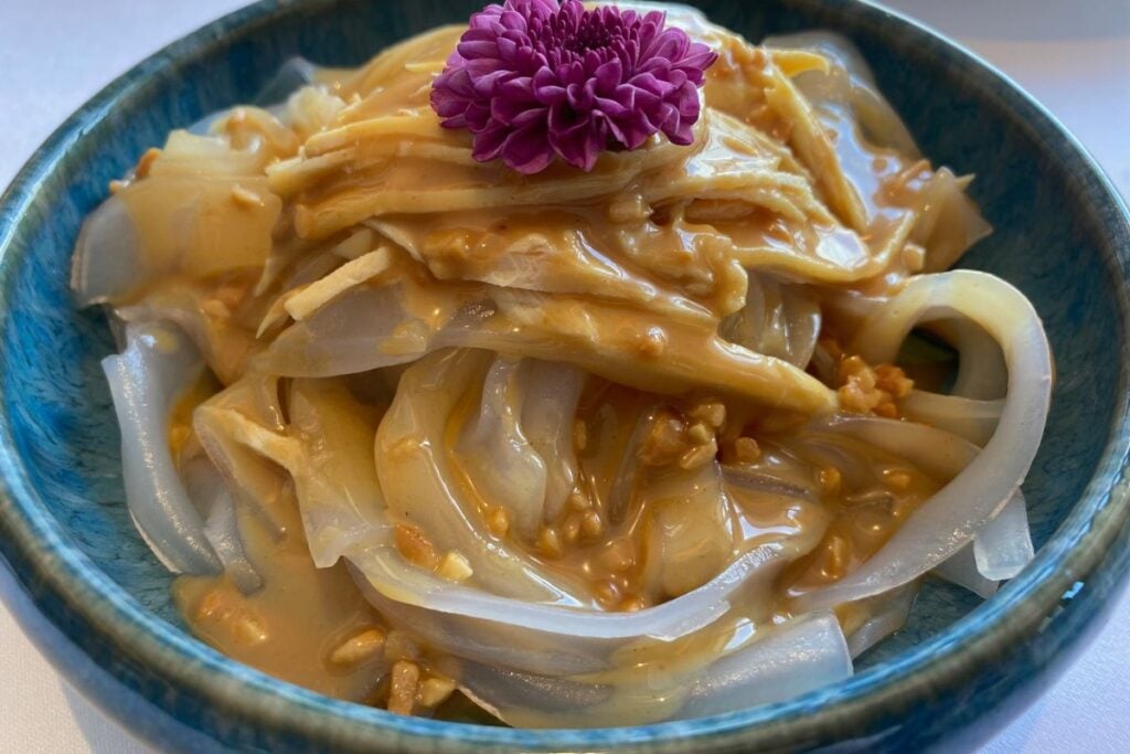 The Merchants review: refined Shanghainese fare meets stunning views in Central 1 chicken in sesame sauce The Merchants review