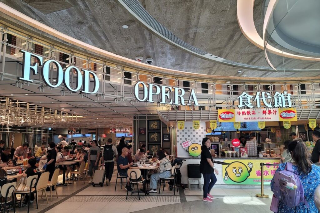 Food Opera food court at Citygate in Tung Chung is a dining gem to visit before you fly out of Hong Kong Food Opera Citygate Tung Chung
