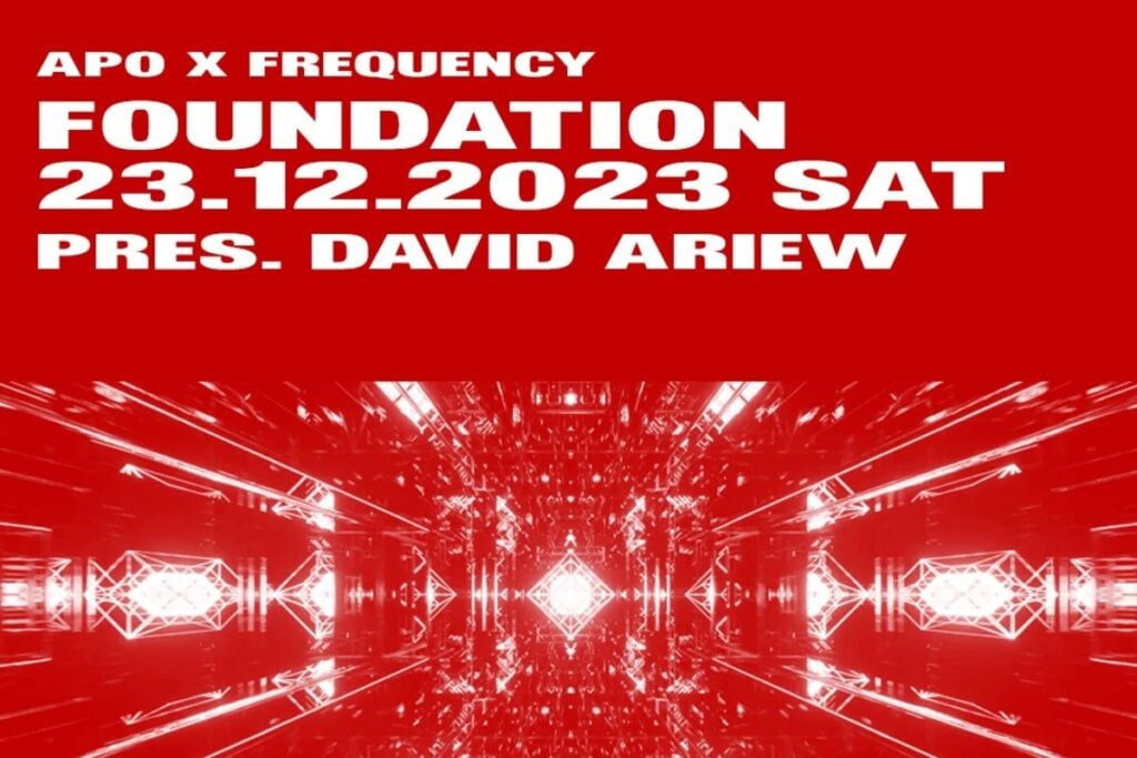 Experience the meeting of music, art, and magic at APO x Frequency on Dec. 23 with artist David Ariew APO x Frequency