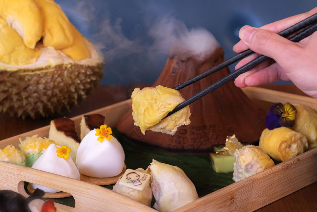Hotel ICON’s latest afternoon tea at The Market stars rare volcanic durian from Indonesia