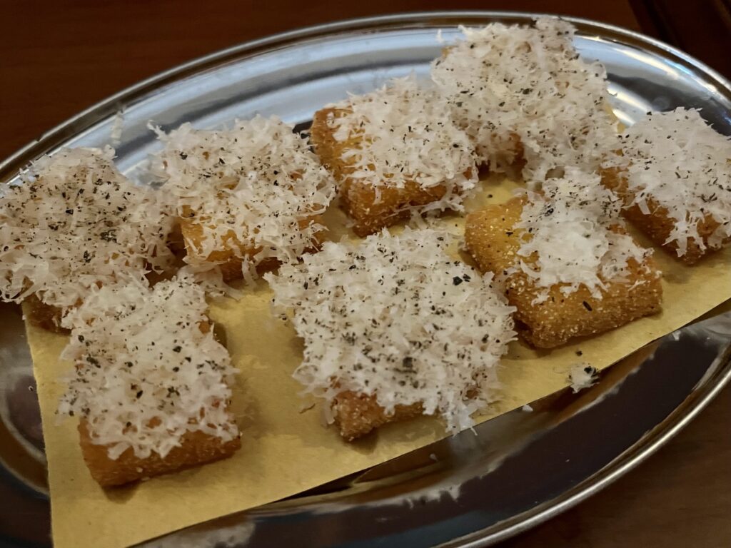 First Look: A Trip to Rome at Bar Leone 6 The Bar Leone polenta cacio e pepe