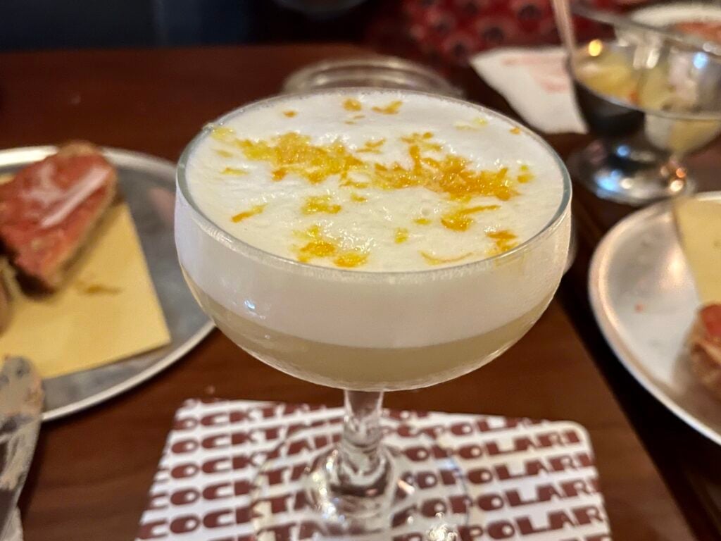 First Look: A Trip to Rome at Bar Leone 9 The olive oil sour at Bar Leone