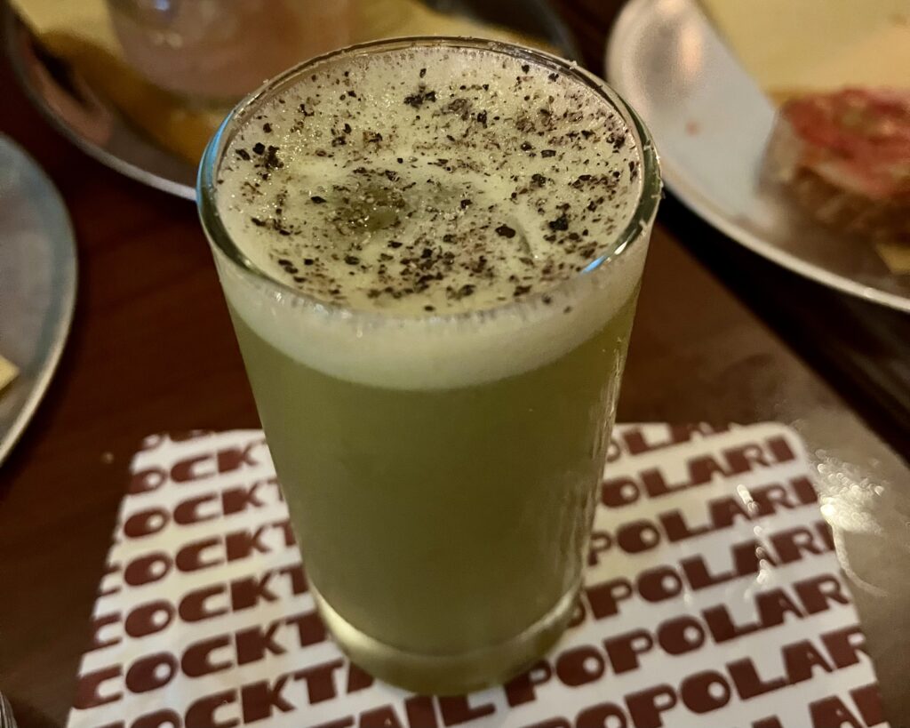 First Look: A Trip to Rome at Bar Leone 10 The apple martini at Bar Leone