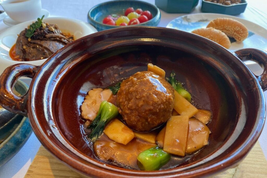 The Merchants review: refined Shanghainese fare meets stunning views in Central 3 lion’s head meatball The Merchants review