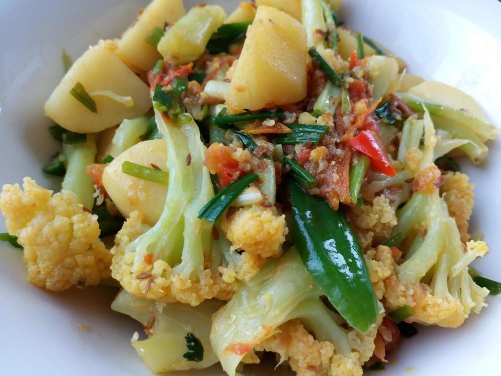 Recipe: Aloo Gobi Sabzi Foodie and , Hong Kong
