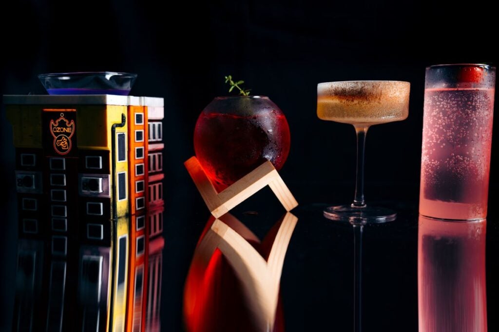 Where to eat and drink over 48 hours in Hong Kong for your next weekend trip 8 Ozone new cyberpunk, tropical-themed cocktail menu