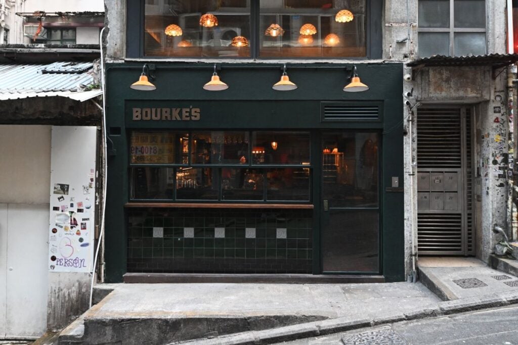 Peel Street's top bars, restaurants share their connection with Hong Kong's party street in flux 1 Peel Street restaurants and bars top party street Bourke's exterior shot