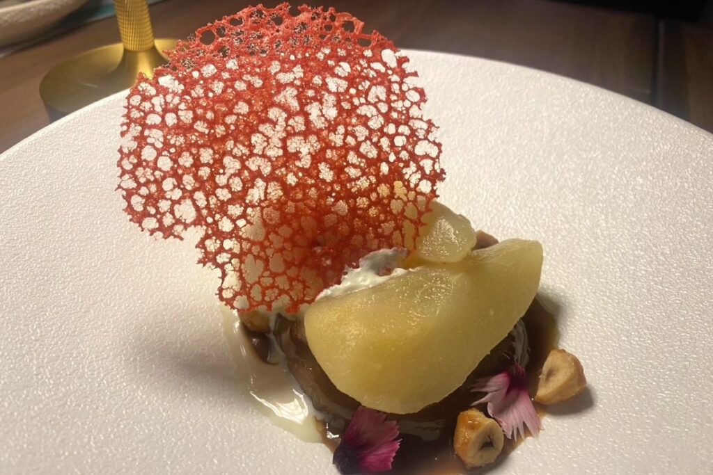 WATERMARK review: waterfront dining returns to Central’s Pier 7 3 poached pear WATERMARK review