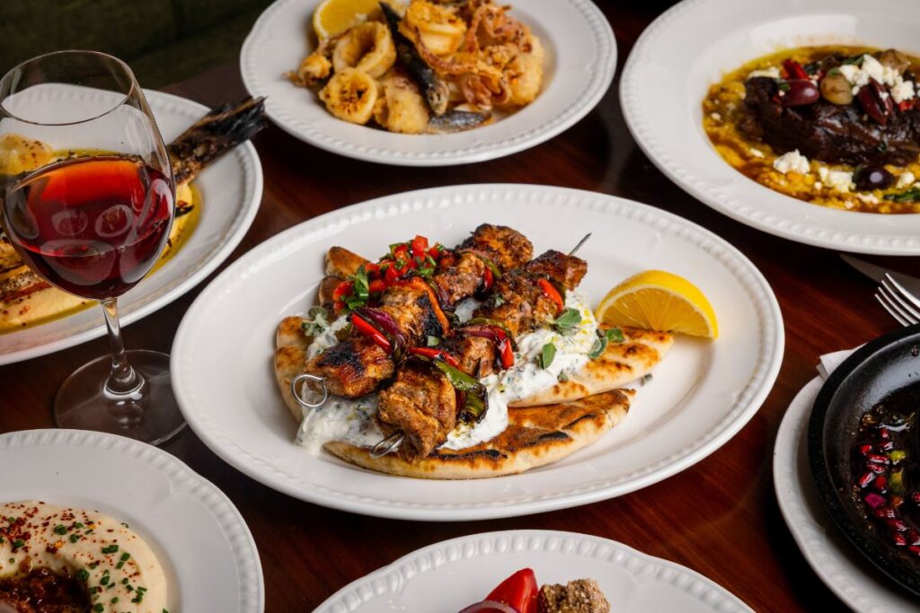 Teya Mikhael Hong Kong Lebanese and Greek food pork souvlaki Artemis & Apollo