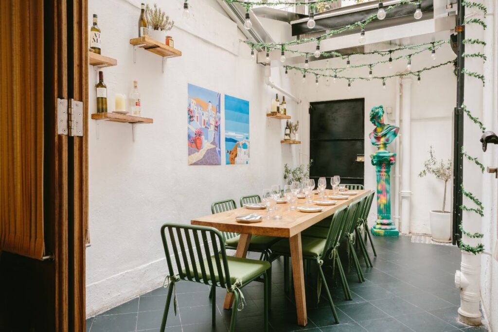 Teya Mikhael Hong Kong Lebanese and Greek food Artemis & Apollo private room