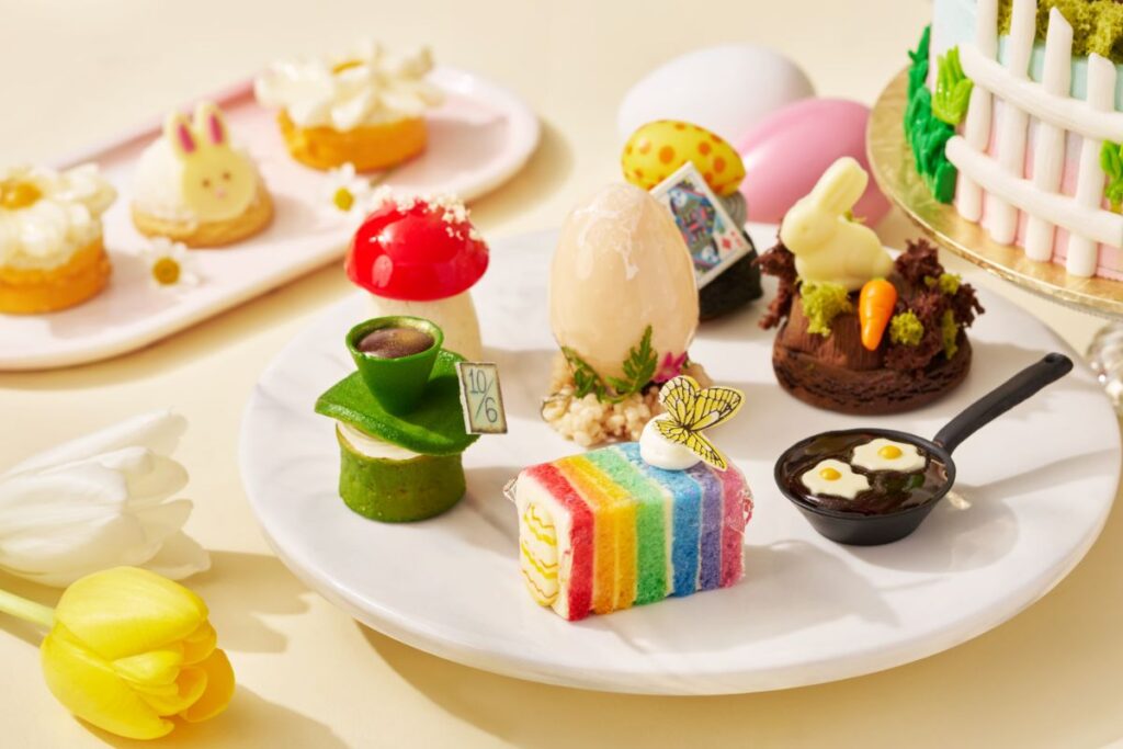 Easter brunches, buffets, and afternoon teas Hong Kong 2025 Yamm desserts