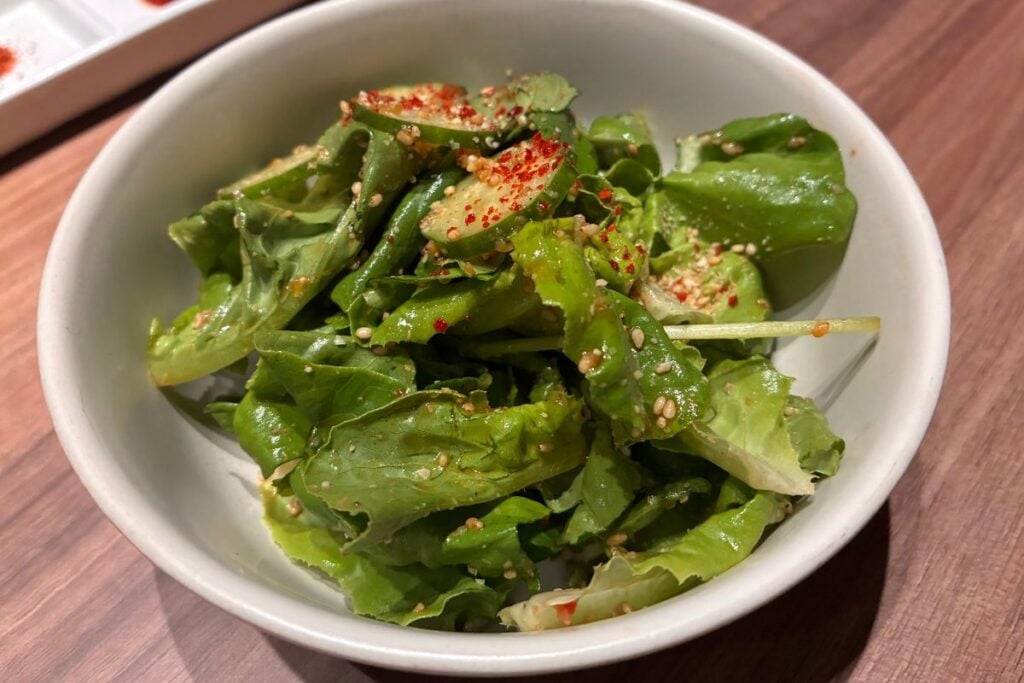 Yakiniku Sho review goma goma k-salad