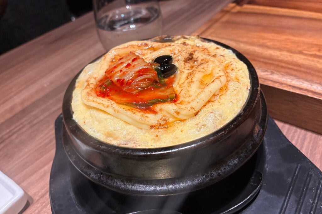 Yakiniku Sho review steamed egg