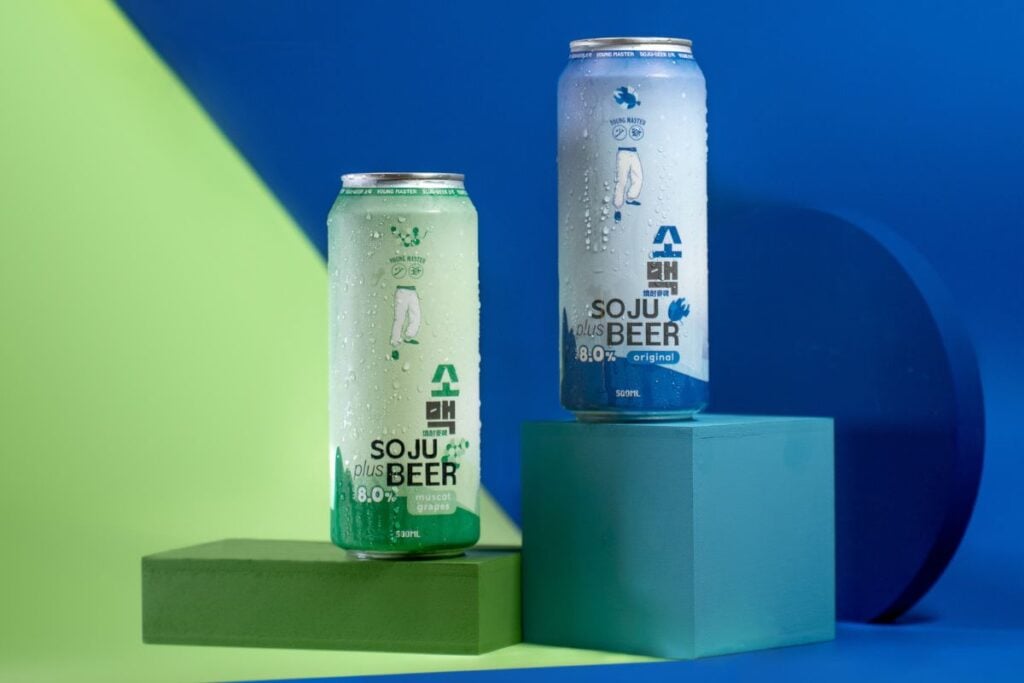 Young Master Brewery launches Soju+Beer canned drink at 7-Eleven stores across HK Young Master Brewery Soju+Beer canned drink 7-Eleven Korean drinking culture